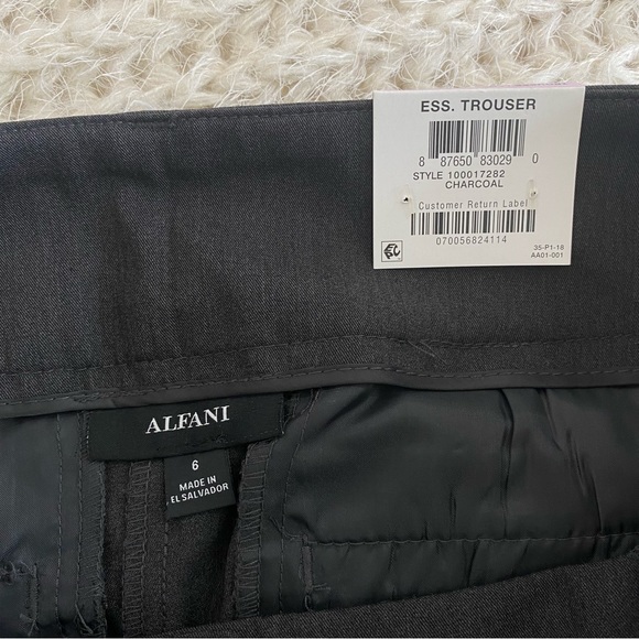 ALFANI Curvy-Fit Tummy Control Slimming Bootcut Pants - Picture 6 of 8